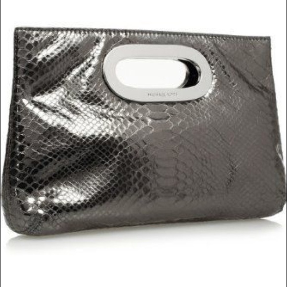 Micheal Kors Berkeley metallic clutch